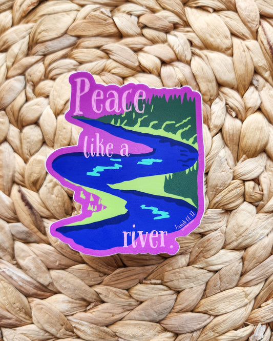 Peace Like a River Sticker