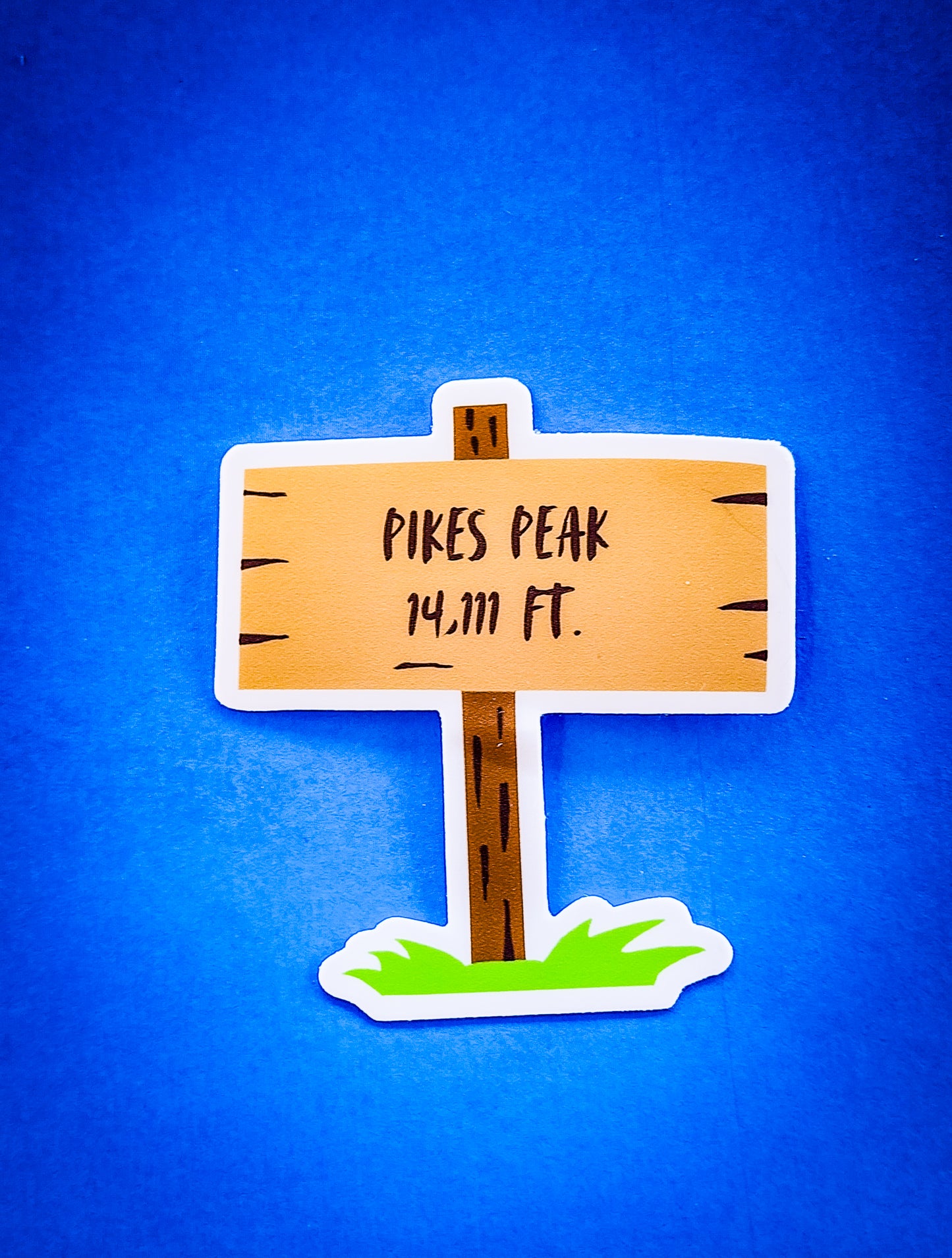 Pikes Peak: Colorado's Iconic 14er Sticker