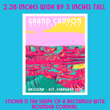 Grand Canyon Whimsical Sticker