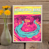 Horseshoe Bend Whimsical Art Print + Canvas