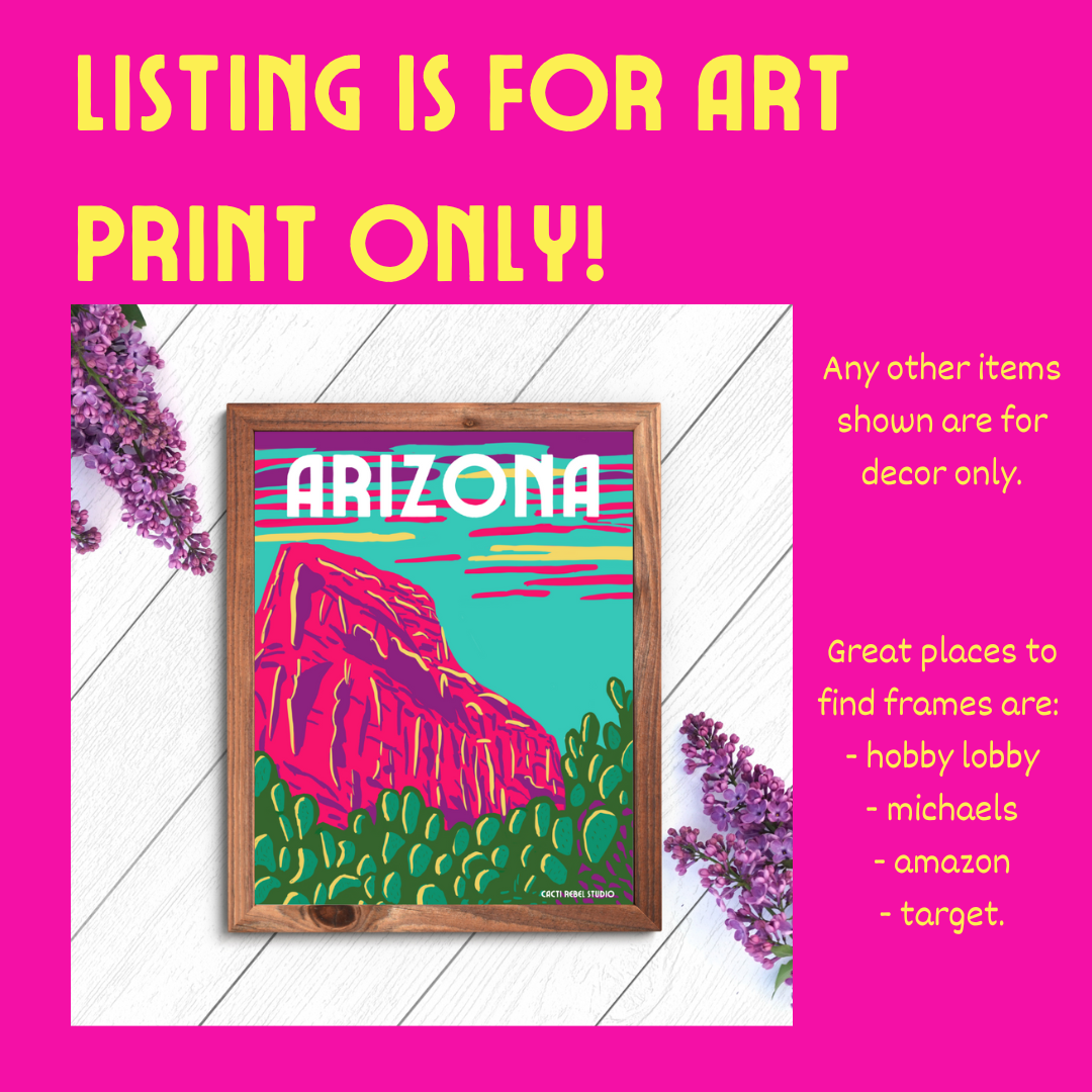 Arizona Art Print + Canvas
