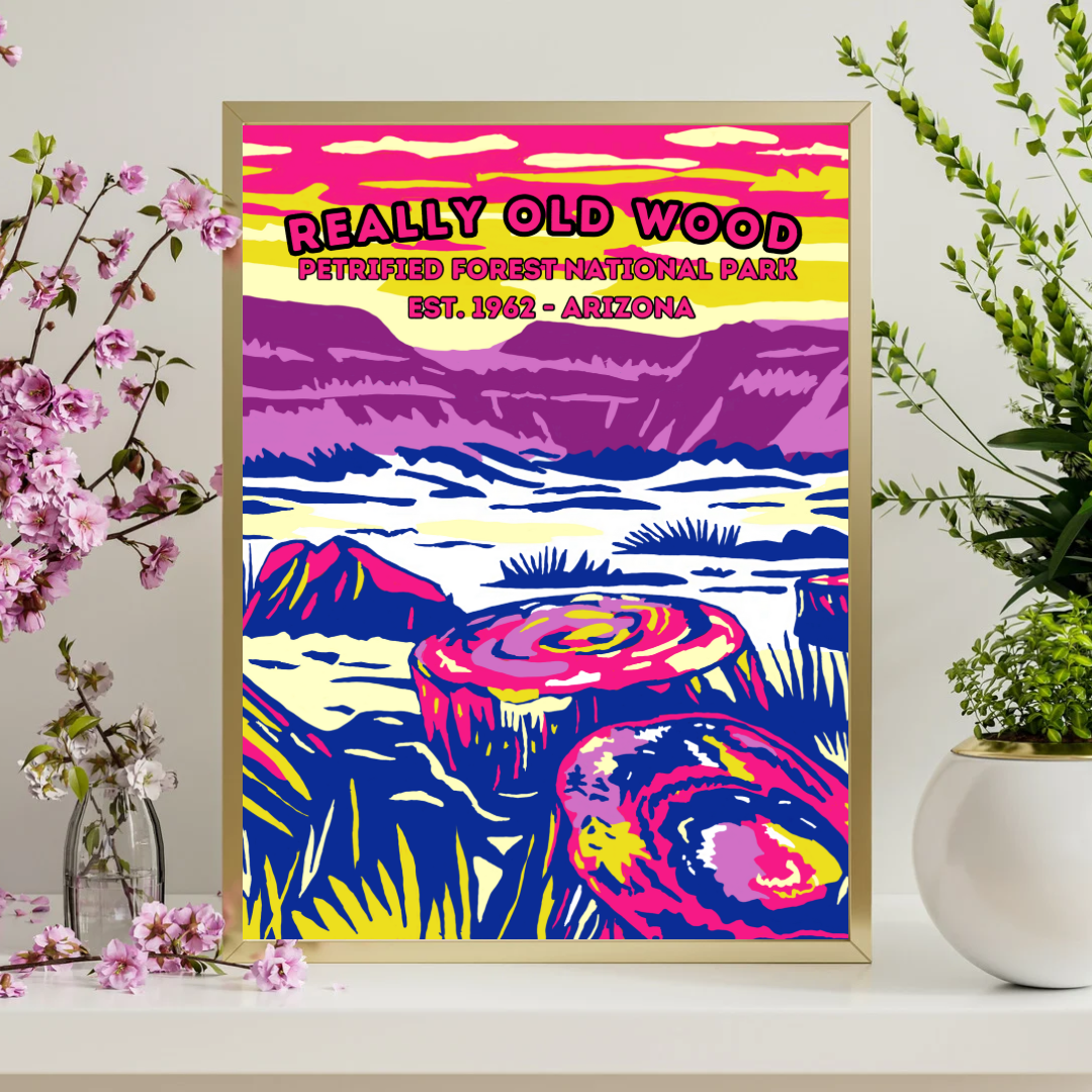 Petrified Forest Art Print + Canvas