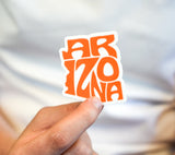 Arizona Letters State Sticker