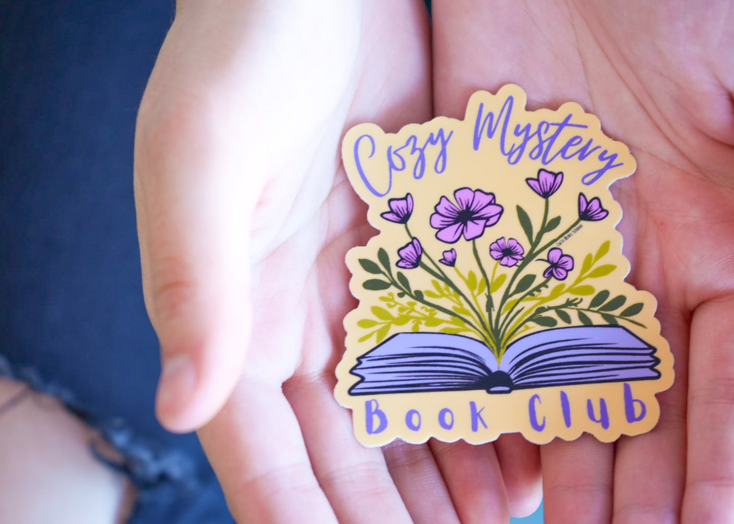 Cozy Mystery Book Club Sticker