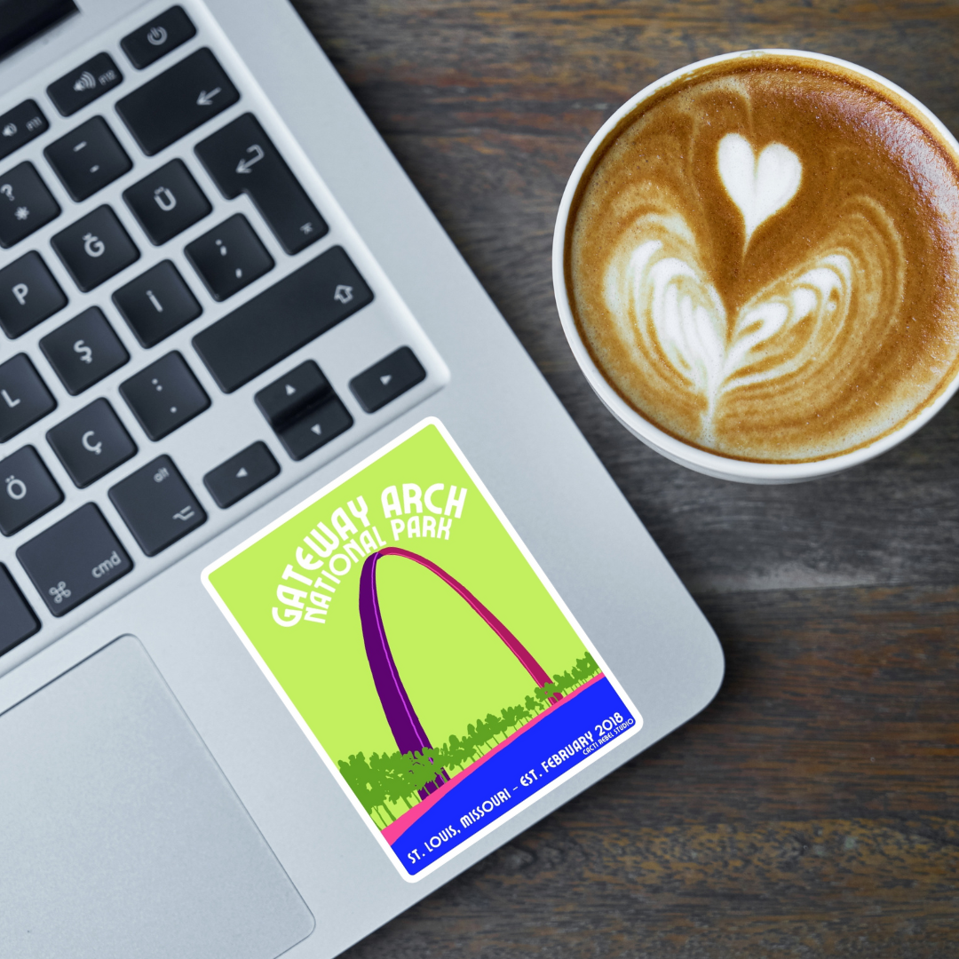 Gateway Arch National Park Sticker