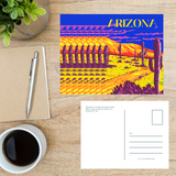 Arizona Path in the Desert Postcard