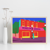 Standin’ on a Corner Winslow Arizona Art Print + Canvas