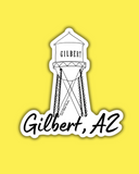 Gilbert Arizona Water Tower Sticker