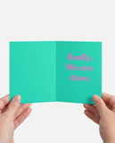 Go jump in a lake greeting card