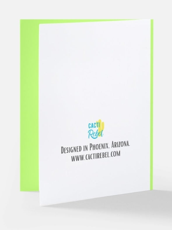 My dog doesn't like you greeting card