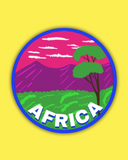 Africa Landscape Sticker
