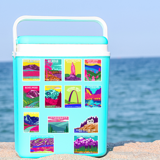 Horseshoe Bend Whimsical Sticker