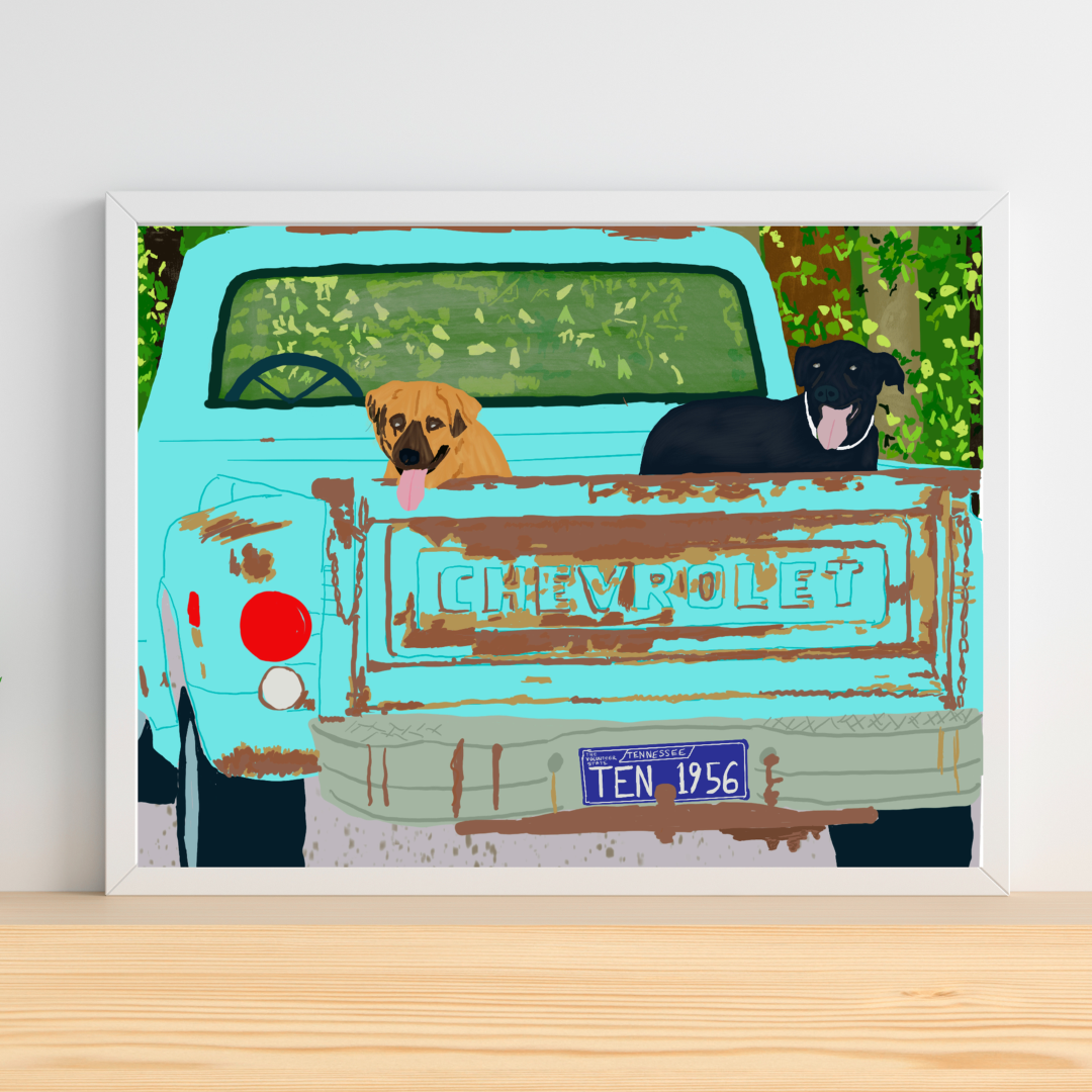 Backroads & Best Friends — Art Print
