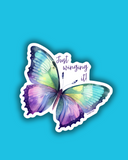 Just Winging It Sticker
