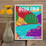 Agua Fria National Monument Whimsical Print + Canvas