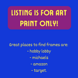 Agua Fria National Monument Whimsical Print + Canvas