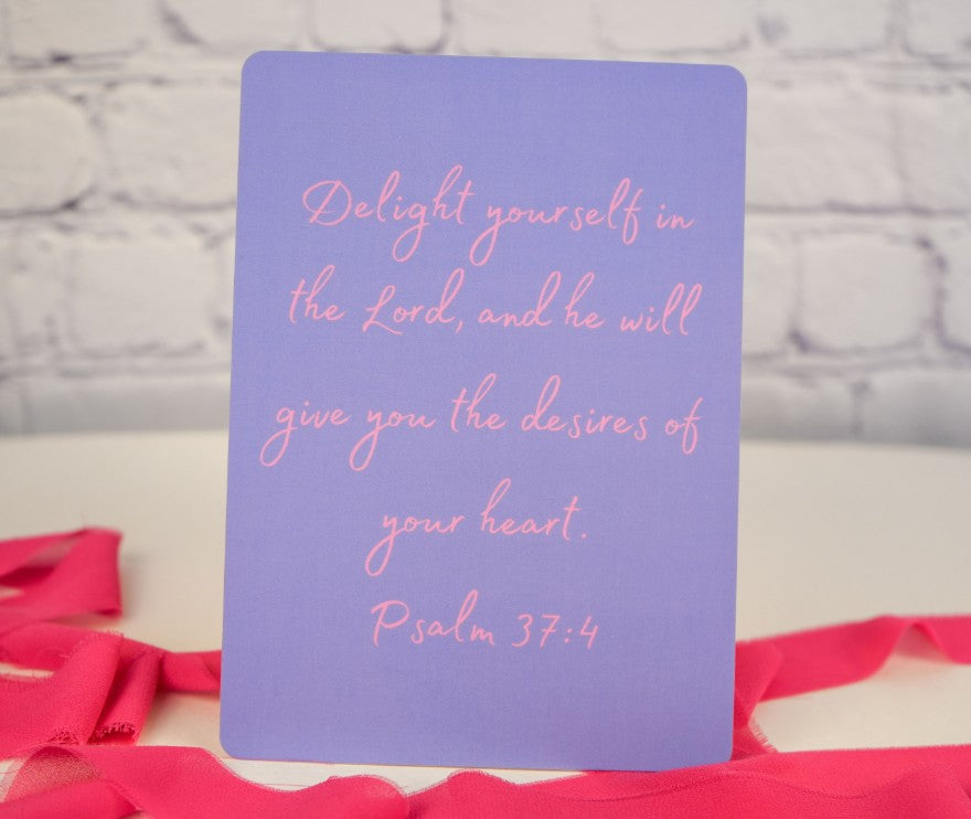 Delight Yourself in the Lord Art Print