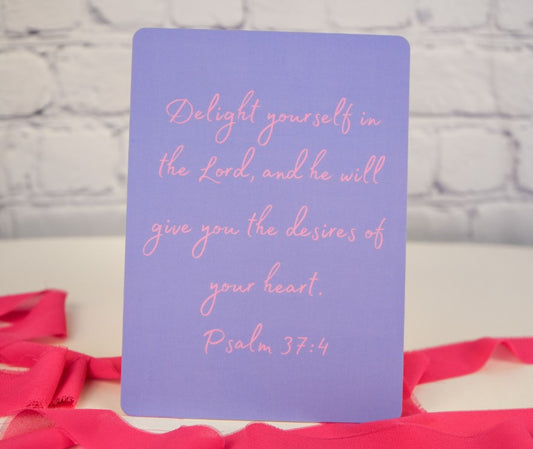 Delight Yourself in the Lord Art Print