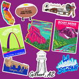 Groovy Guitar Sticker