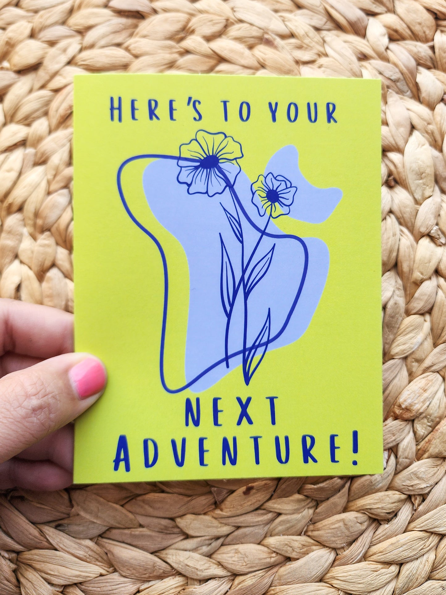 Here's to Your Next Adventure Greeting Card