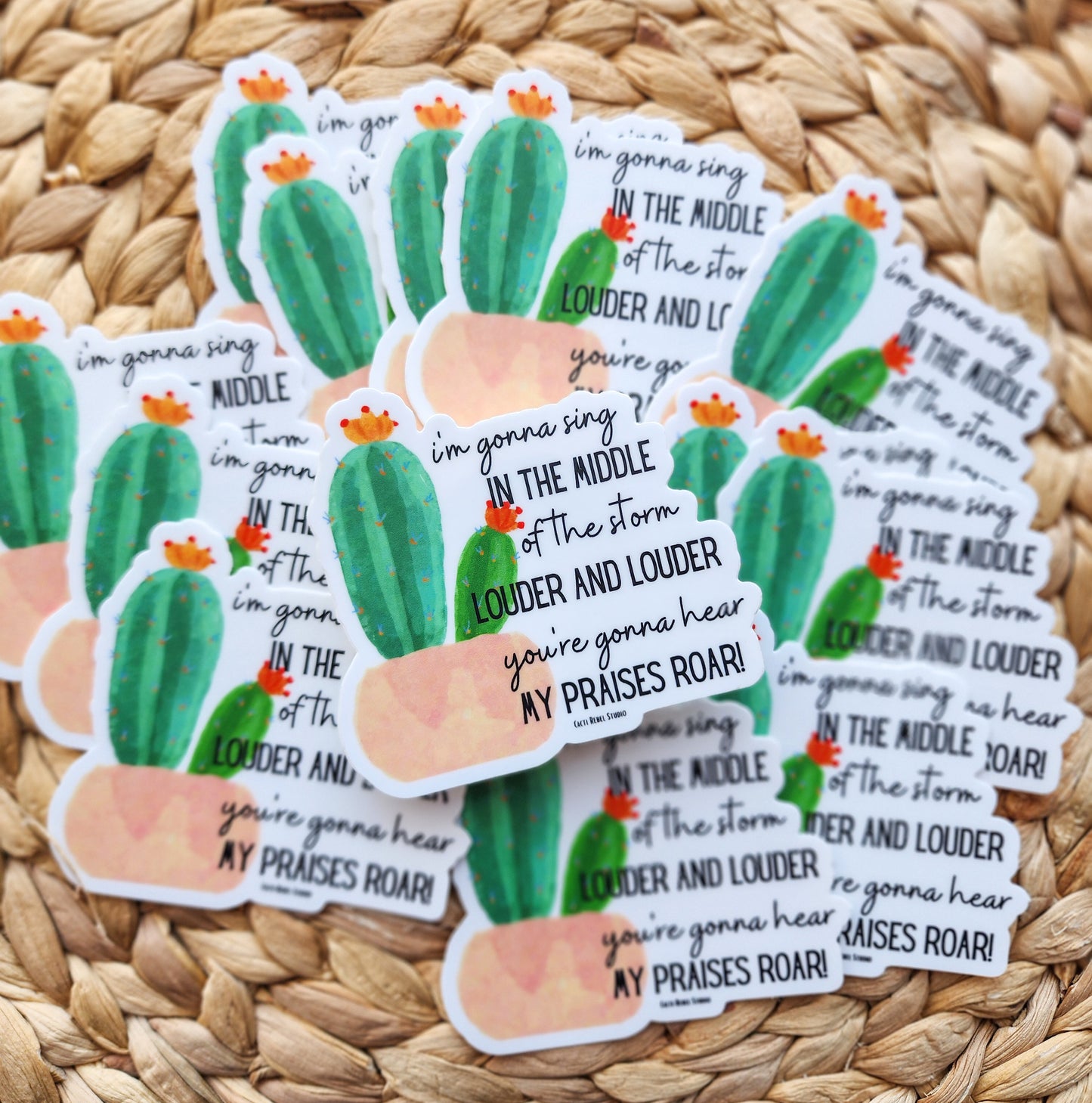 You're gonna hear my praises roar sticker