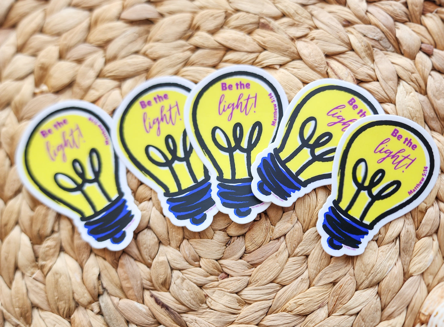 Be The Light Sticker