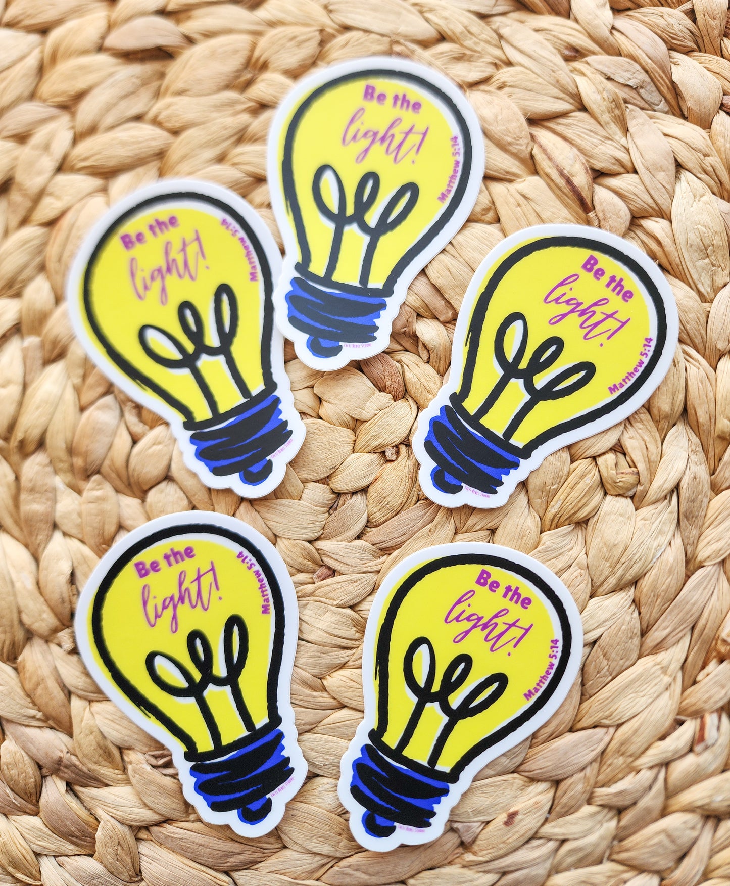 Be The Light Sticker