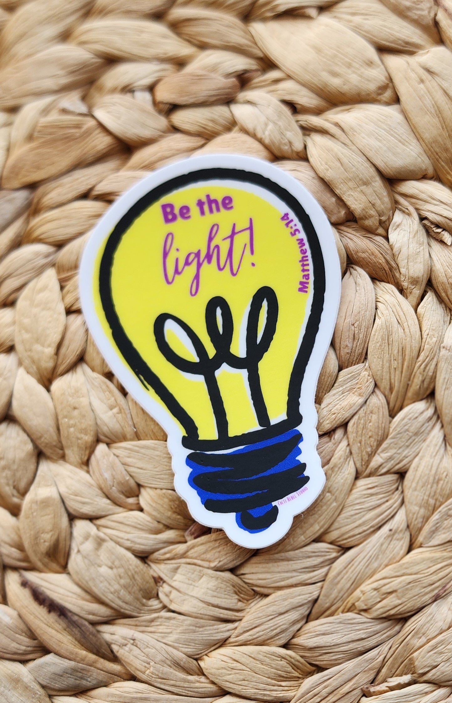 Be The Light Sticker