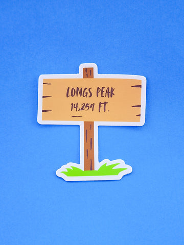 Longs Peak: Colorado's Tallest Mountain Sticker