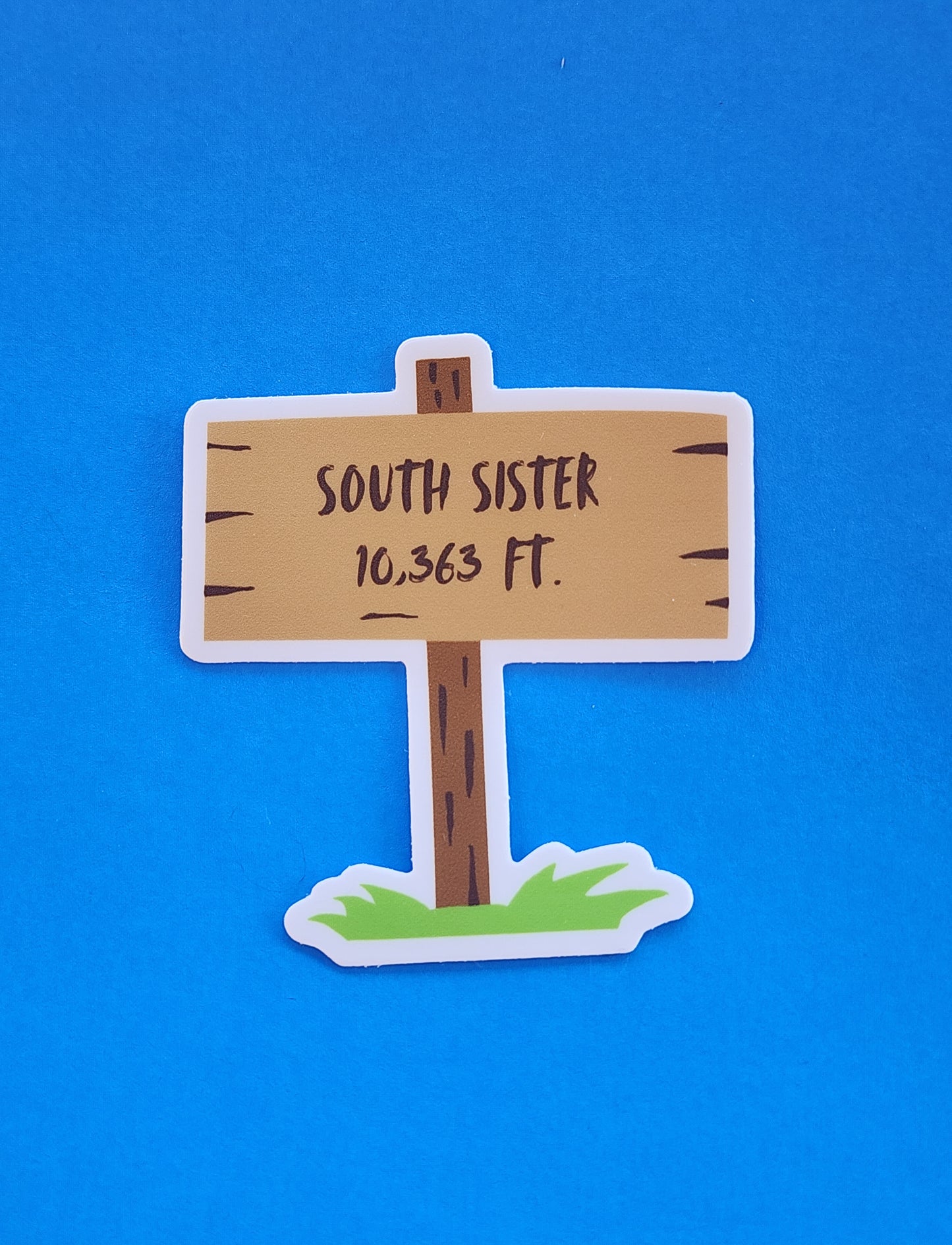 South Sister Mountain: Oregon Peak Sticker