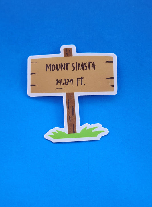 Mount Shasta: California 14er Sticker
