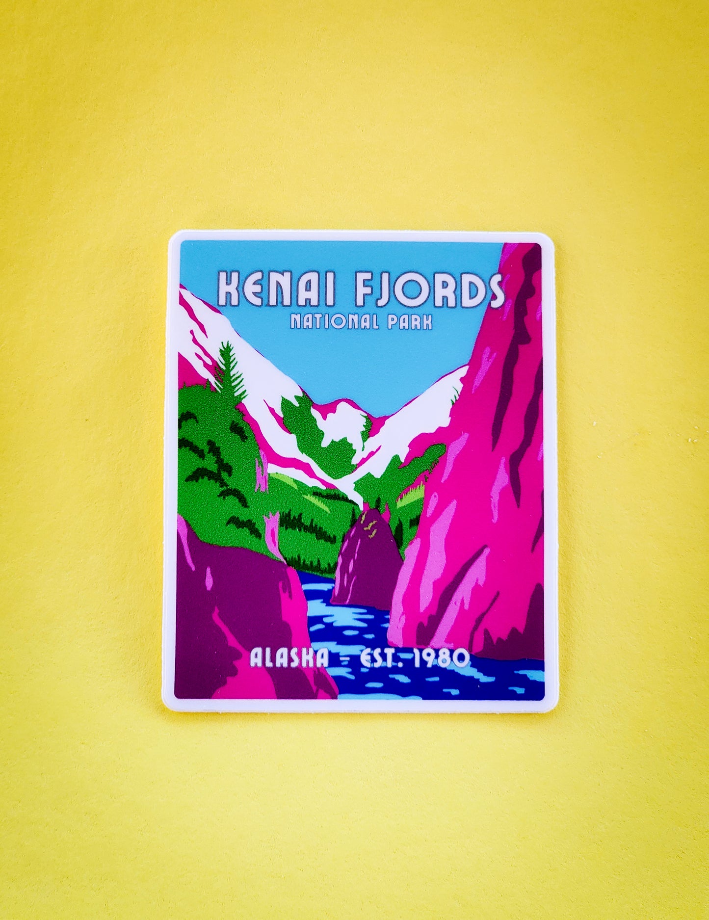 Kenai Fjords National Park: Alaska Sticker