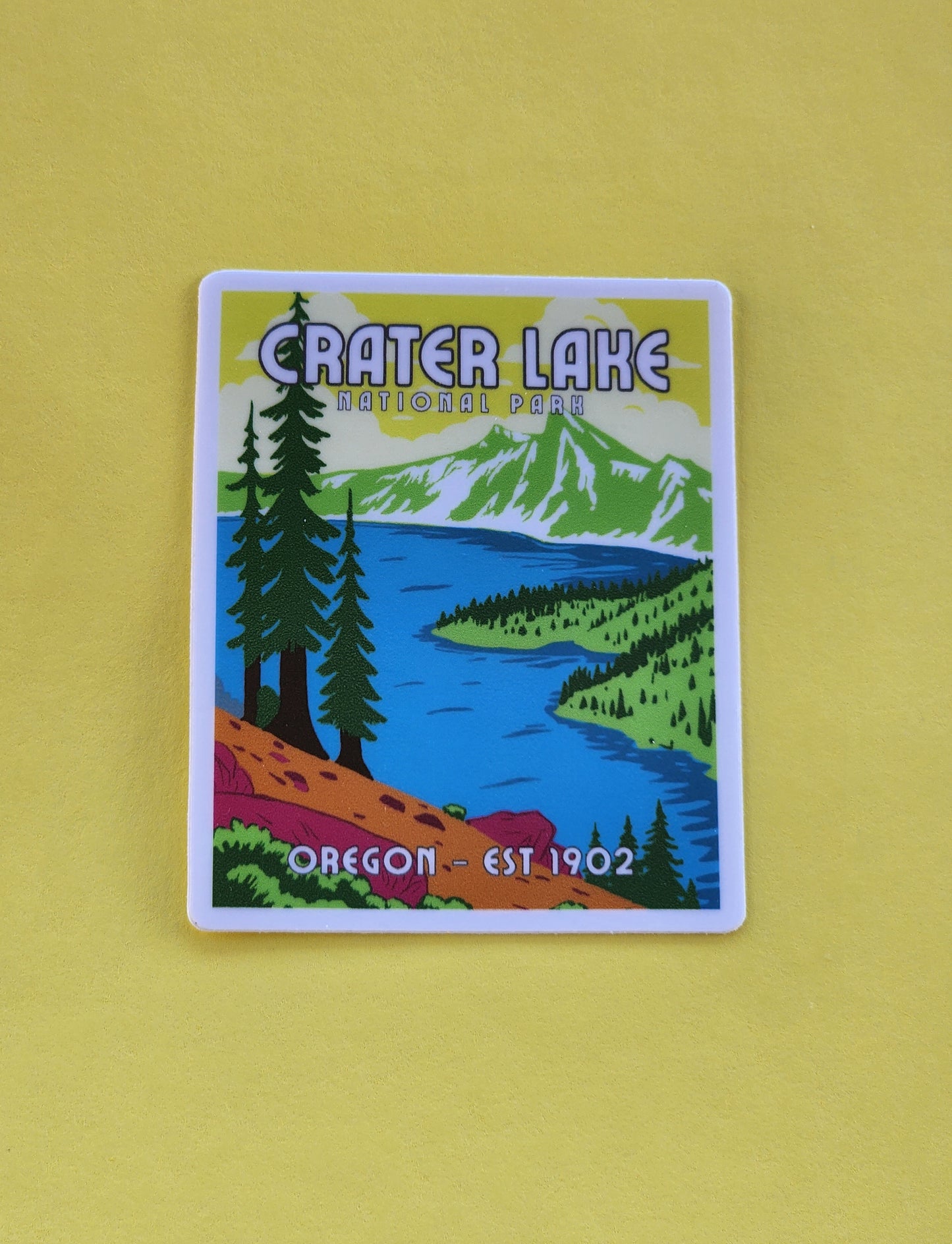 Crater Lake National Park: Oregon Sticker