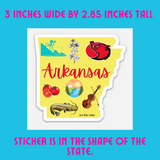 Arkansas State Sticker