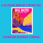 Big Bend Whimsical Sticker