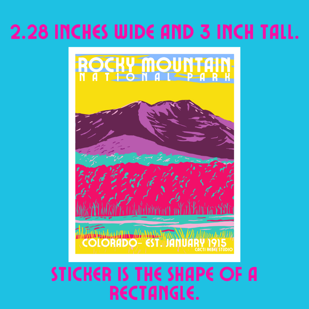 Rocky Mountain National Park Sticker