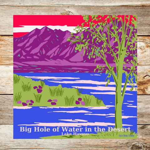 Lake Havasu Whimsical Sticker