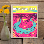 Horseshoe Bend Whimsical Art Print