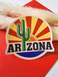 Arizona Vintage Flag Sticker