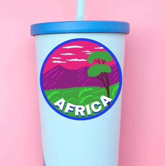 Africa Landscape Sticker