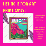 Arizona Art Print