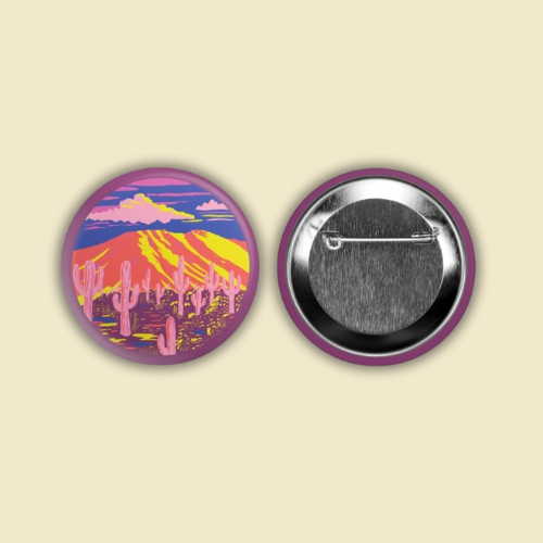 Saguaro Flare Button: Arizona, Saguaro National Park