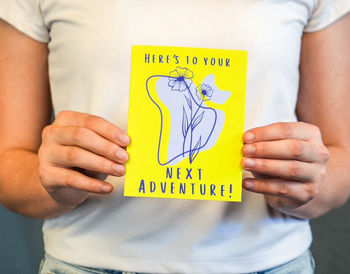 Here's to Your Next Adventure Greeting Card