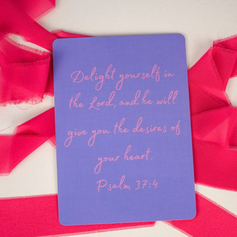 Delight Yourself in the Lord Art Print