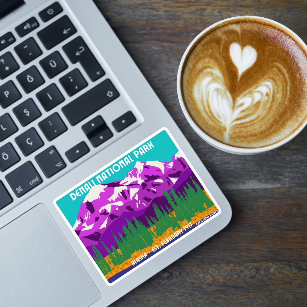 Denali National Park Sticker