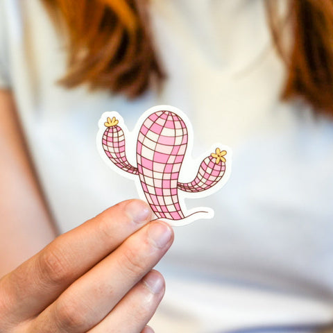 Disco Cactus Sticker