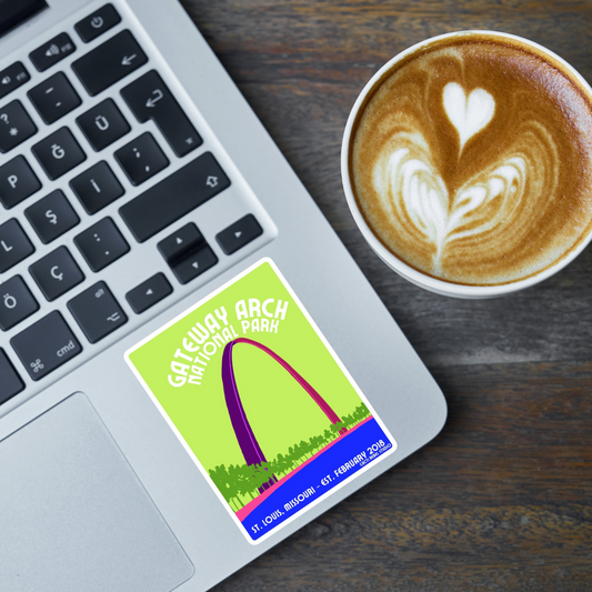 Gateway Arch National Park Sticker