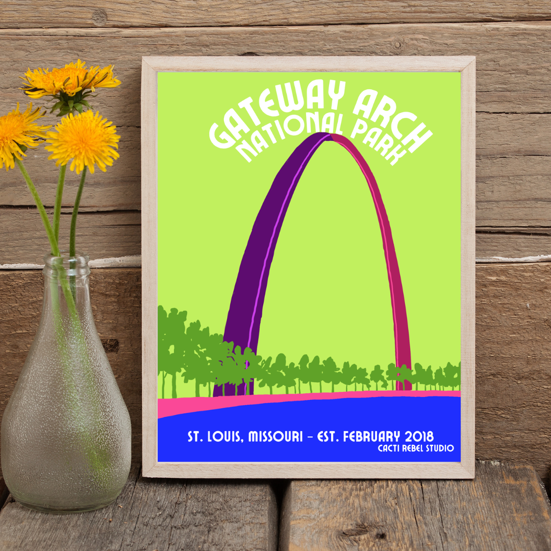 Gateway Arch National Park Art Print