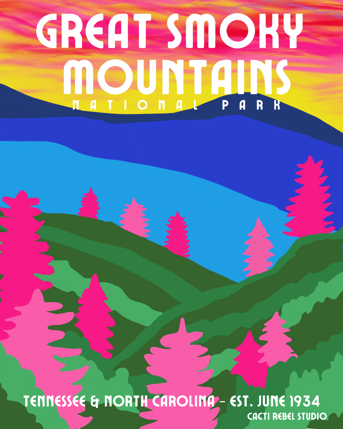 Great Smoky Mountains National Park Postcard