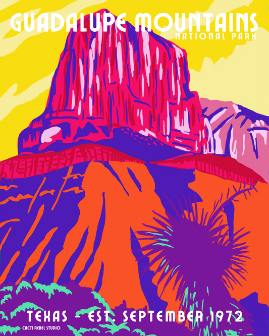 Guadalupe Mountains National Park Sticker